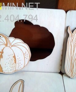 Bộ ghép hình rau củ quả