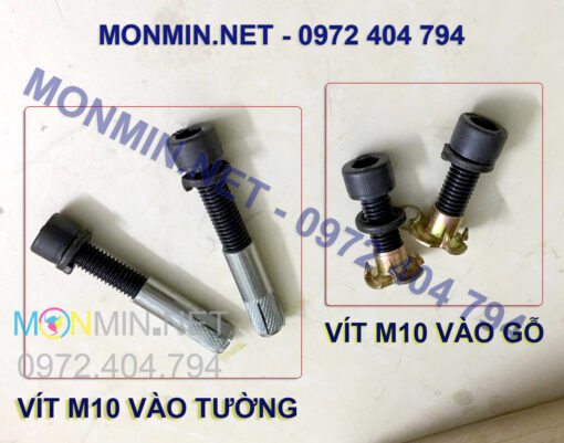 Vít M10 cho mấu leo núi, chiều dài tùy theo yêu cầu